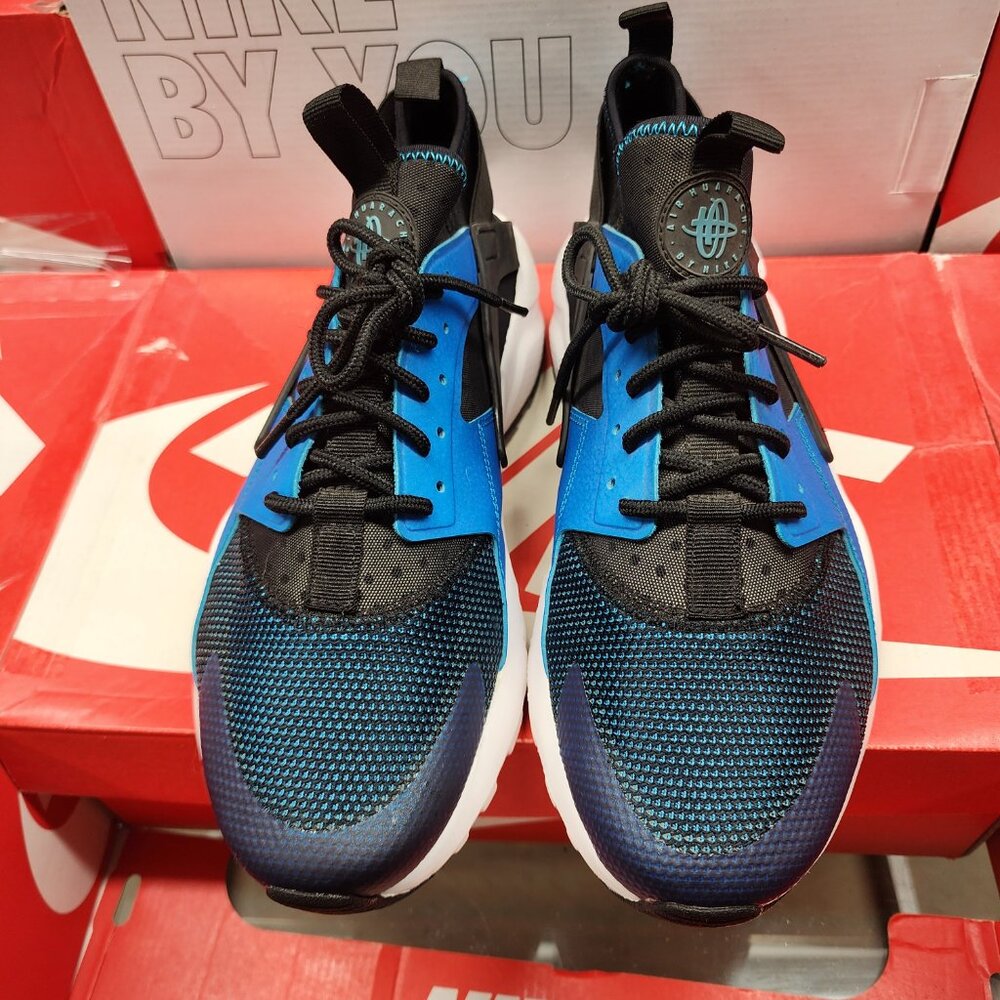 Nike Air Huarache Run Ultra Blue Lagoon White Black (1050) 819685-401